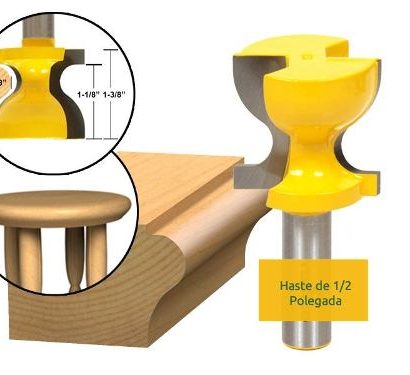 Fresa moldurar assento de banqueta