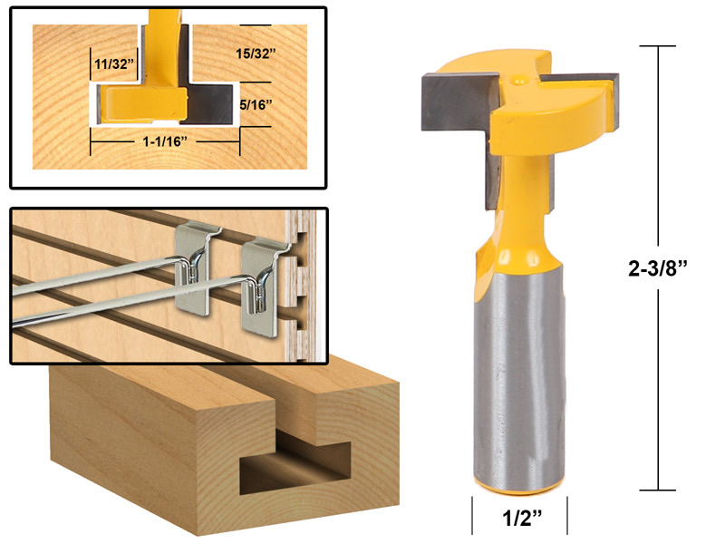 Fresa para canaletas