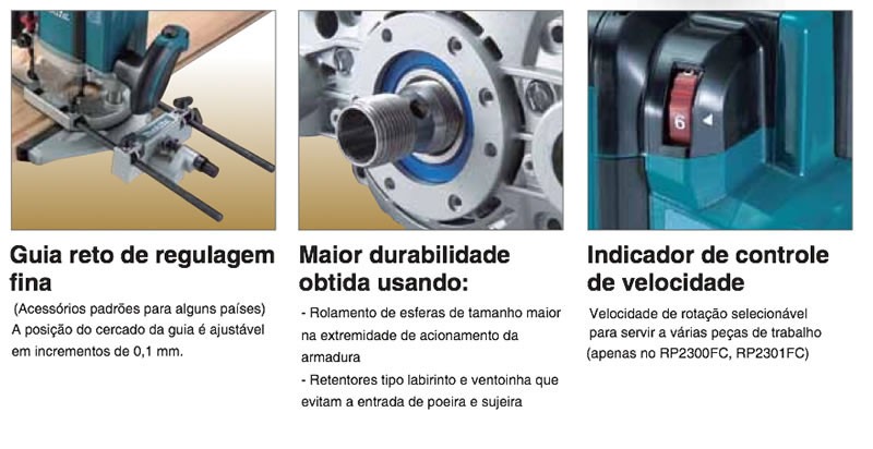 Tupia Makita Rp2301FC - Imagem 2