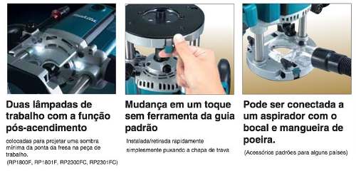 Tupia Makita Rp2301FC - Imagem 3